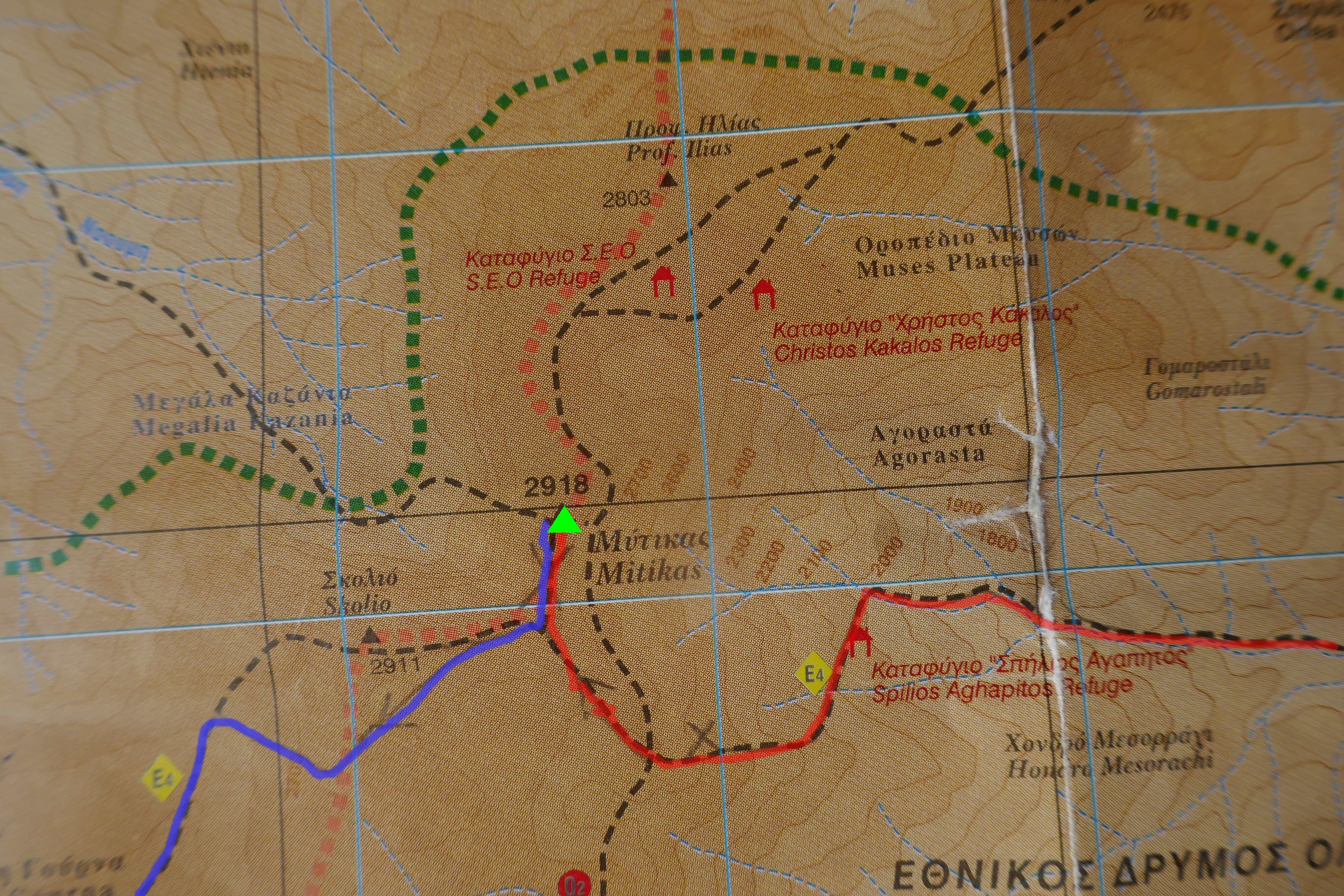 mapa Mýtikas_2918m_50k
